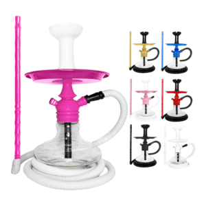 Narguile Completo Monster Fosca + Mang Simples + Aladin Transparente COR(PRETO)